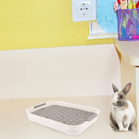 2 Pcs Rabbit Toilet Plastic Potty