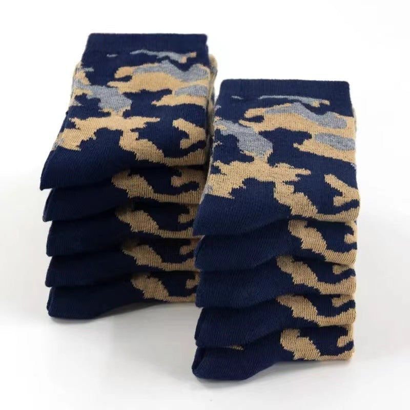 Military Training Polyester Cotton Tube Socks