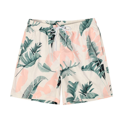 European And American Hawaiian Beach Pants Casual Quick-drying Drawstring Shorts 3D Printing