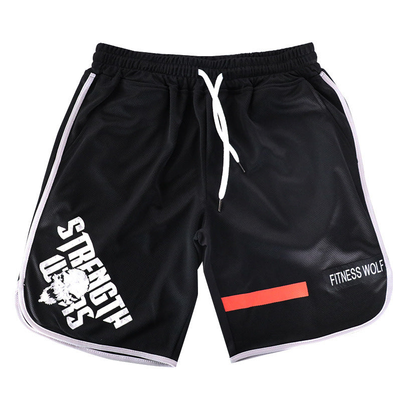 Fitness Brothers Skull Personality Five-point Shorts