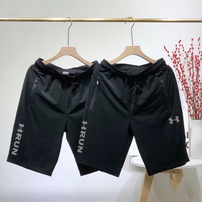 Summer New Men's Shorts Stretch Breathable Wicking Five-Point Pants Sports Leisure Training Running Shorts