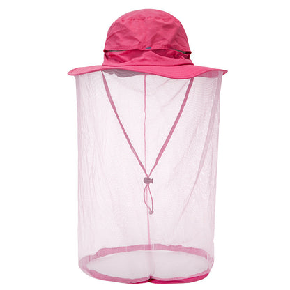 Simple Men And Women Anti-mosquito Fishing Hat