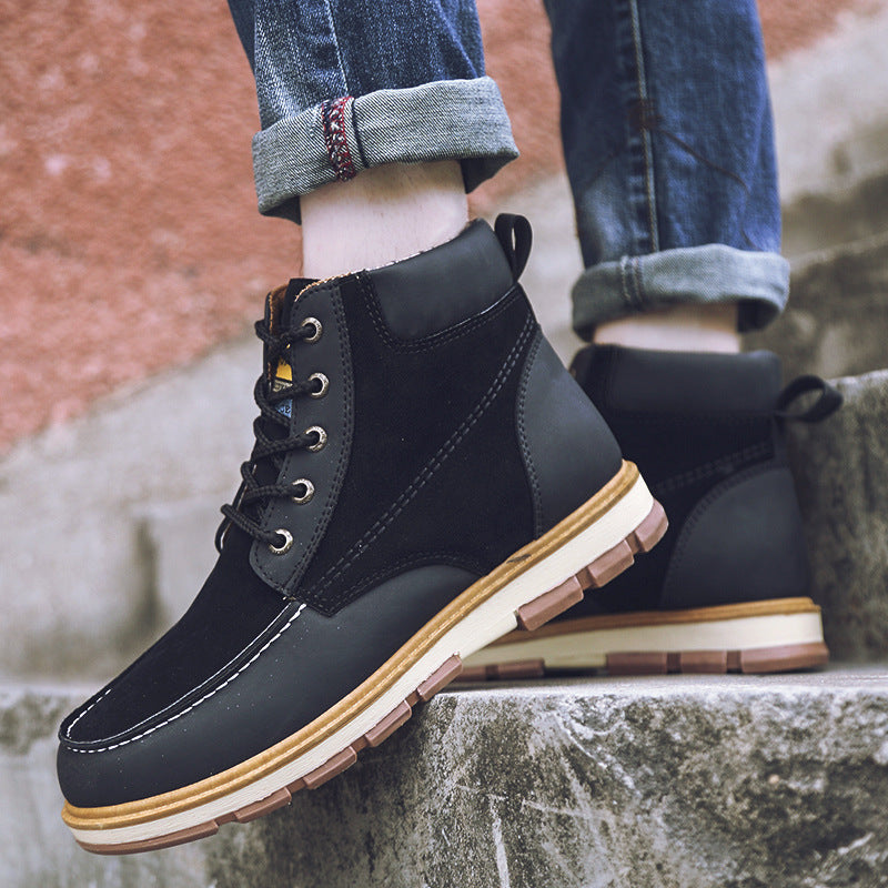 Men's high-top tooling shoes