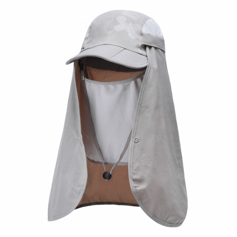 Quick-Drying Hat Climbing Cap Summer Folding Baseball Cap