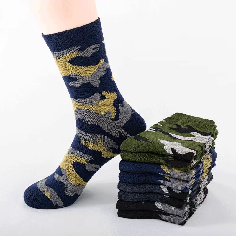 Military Training Polyester Cotton Tube Socks