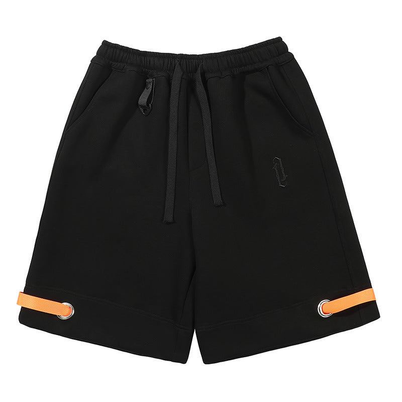 Men And Women Loose Casual Trend Webbing Sports Shorts