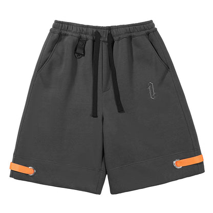 Men And Women Loose Casual Trend Webbing Sports Shorts