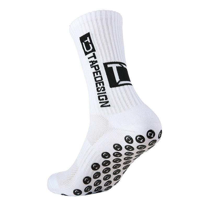 TEMU Sweat Absorbing And Deodorant Glue Dispensing Non-slip Soccer Socks