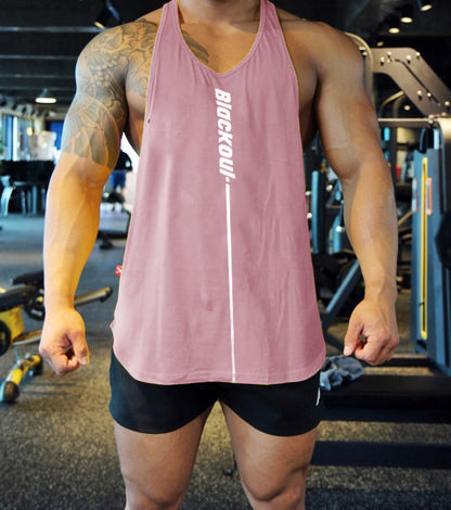 Muscle Brothers New Fitness Clothes Men's Vest Breathable Sleeveless