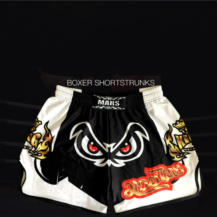 Comprehensive Fighting Sanda Muay Thai Shorts Fighting Running Workout Pants