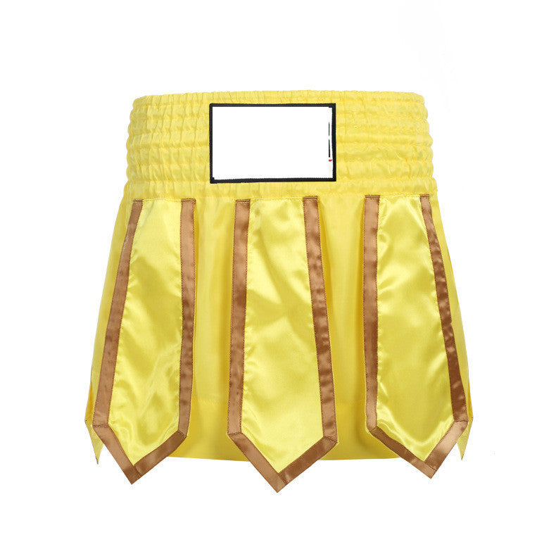 Ribbon Style Thai Boxing Shorts Competition Training