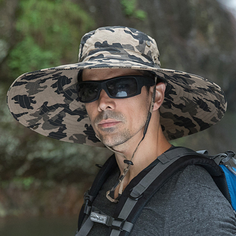 Large brim fisherman's hat