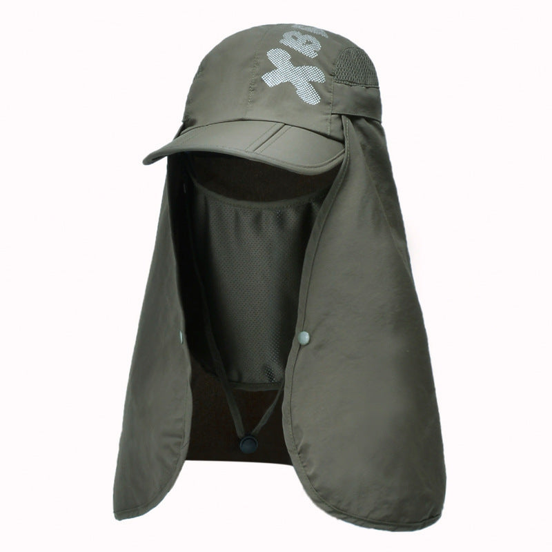 Quick-Drying Hat Climbing Cap Summer Folding Baseball Cap