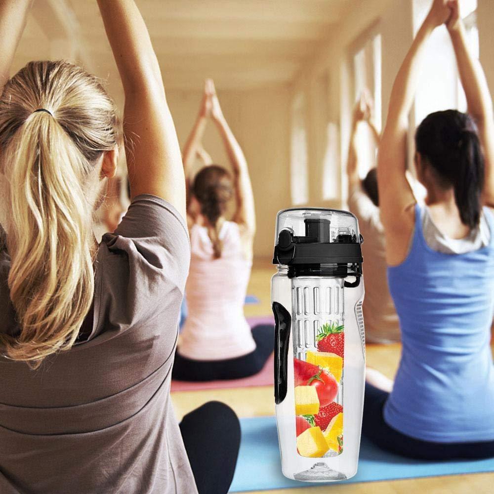 1000ml BPA-Free Plastic Sport Fruit Infuser Water Bottle