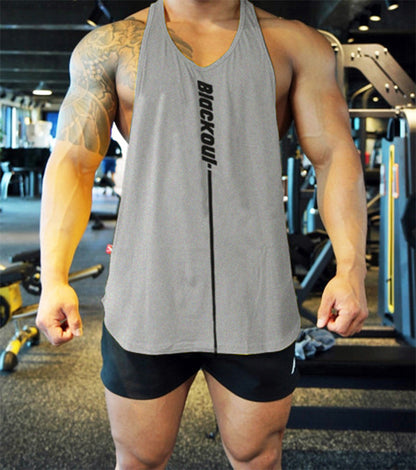 Muscle Brothers New Fitness Clothes Men's Vest Breathable Sleeveless