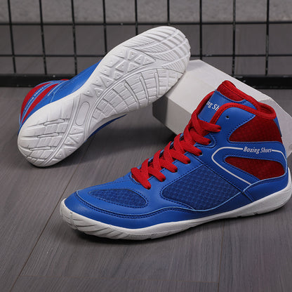 Professional Boxing Shoe High-top Fitness Training Shoes