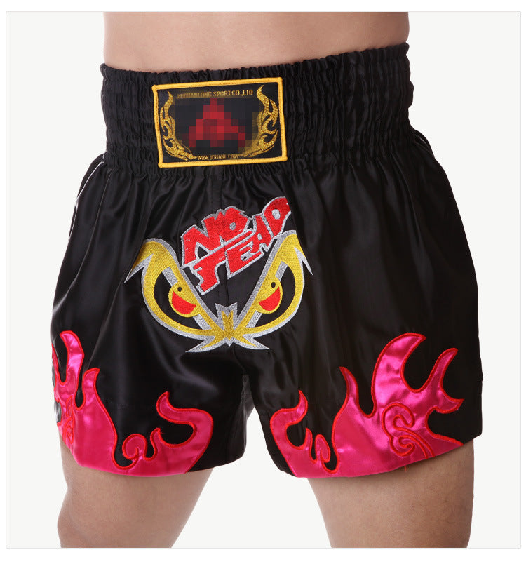 Boxing Sanda Training Fighting Shorts Male