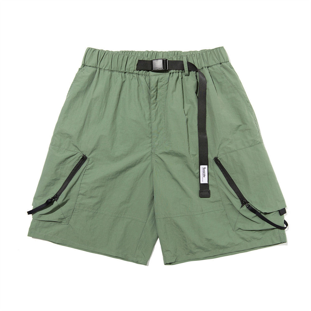 American Style Work Shorts With Belt For Men