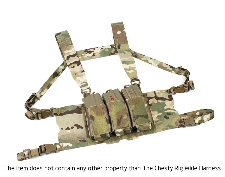 PEW TACTICAL FERRO STYLE Chesty Rig Wide Harness airsoft CR07