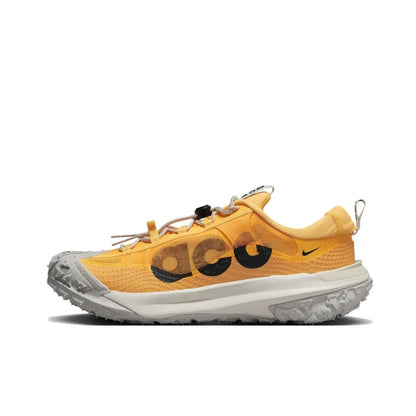 Nike ACG Mountain Fly 2 LOW GORE-TEX Men's and Women's Sneakers Waterproof Breathable Trail Shoes Yellow and White