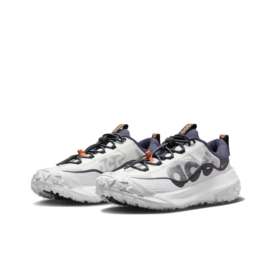 Nike ACG Mountain Fly 2 LOW GORE-TEX Men's and Women's Sneakers Waterproof Breathable Trail Shoes Comfortable and wearable white