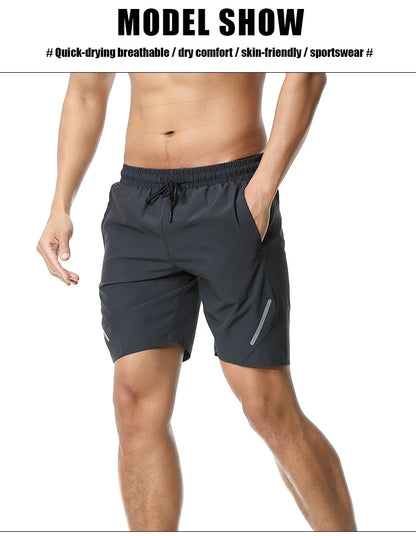 Mens Running Shorts Gym Wear Fitness Workout Shorts Men Sport Short Pants Tennis Basketball Soccer Training Shorts