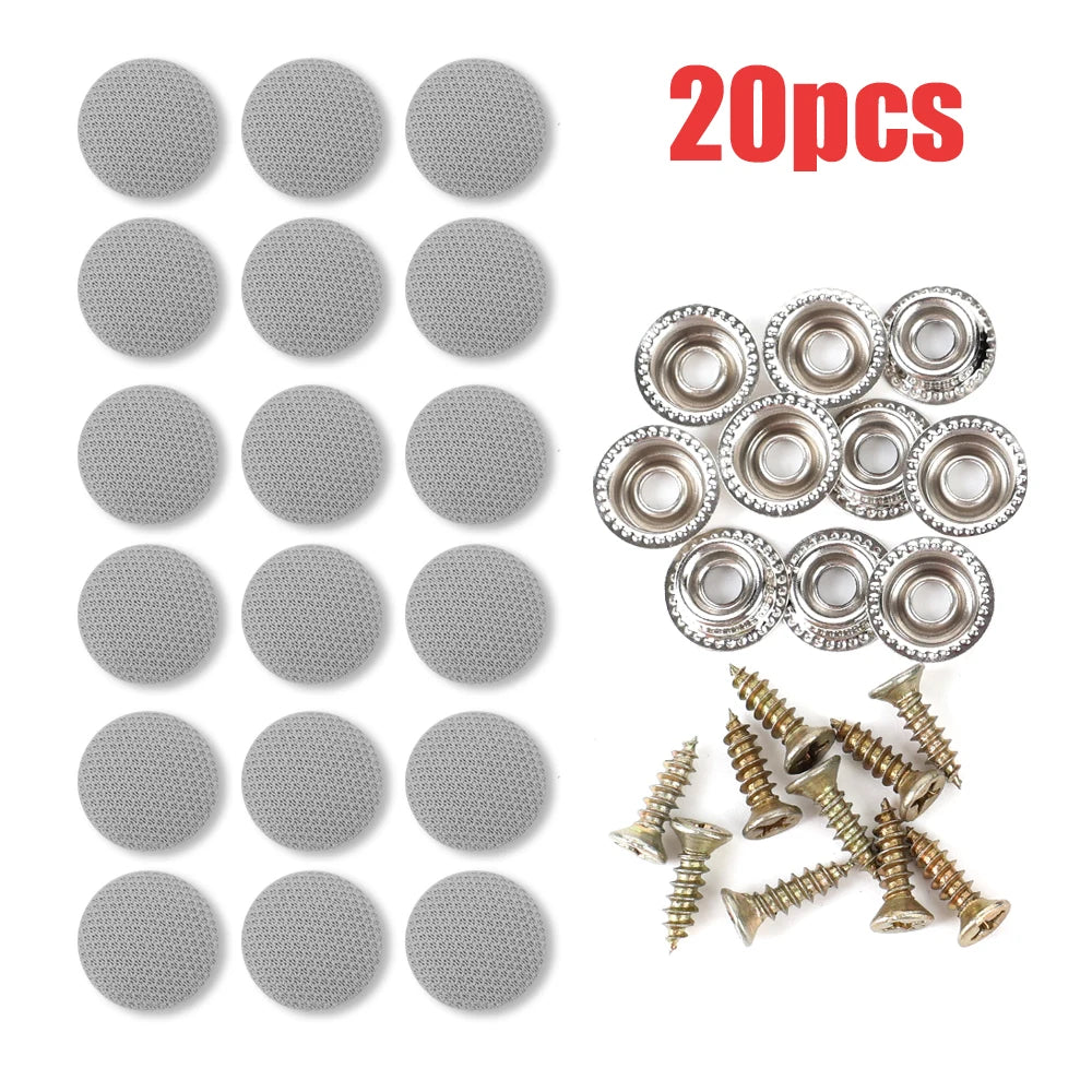 Car Ceiling Buckles Fixing Clips Car Interior Roof Cloth Screw Caps Rivet Fixer Cap Retainer Fastener Buckle Car Accessories