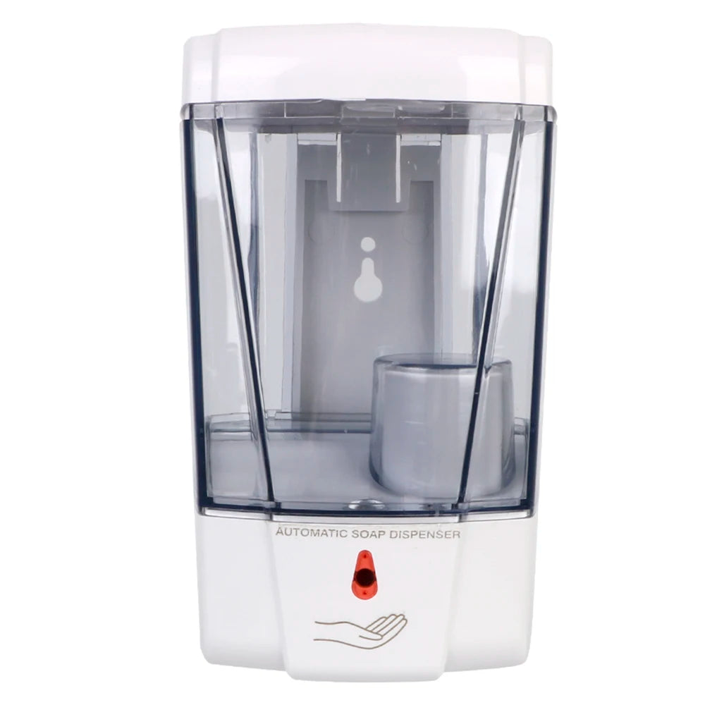 700ml for Kitchen Bathroom Touch-free Lotion Pump Touchless Liquid Wall-Mount Automatic IR Sensor Soap Dispenser