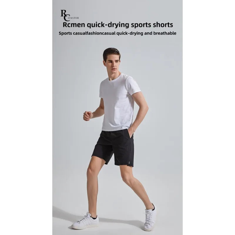 Quick Drying Breathable Sports Shorts Jogging Outfit Casual Outdoor Fitness Shorts for Men Workout Training Shorts with Pockets