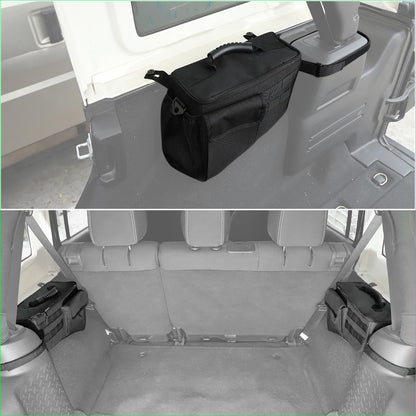 Car Trunk Side Storage Bag Organizer Tool Tray for Jeep Wrangler JK JL 4 Doors 2007-2024 Stowing Tidying Interior Accessories