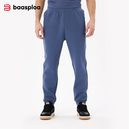 2024 Baasploa Men Breathable Sweatpants Casual Comfortable Soft Training Fitness Pants Man Cotton Sports Trousers XXXL