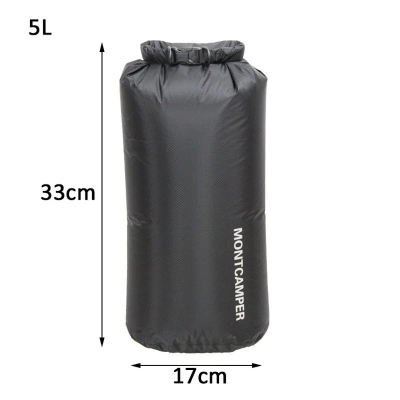 3/5/10/20/35L Dry Bag Sack Ultralight Drifting Swimming Clothes Storage Bag Pack 30D Nylon Waterproof Rafting Kayaking Sport Bag