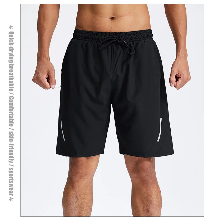 Mens Running Shorts Gym Wear Fitness Workout Shorts Men Sport Short Pants Tennis Basketball Soccer Training Shorts