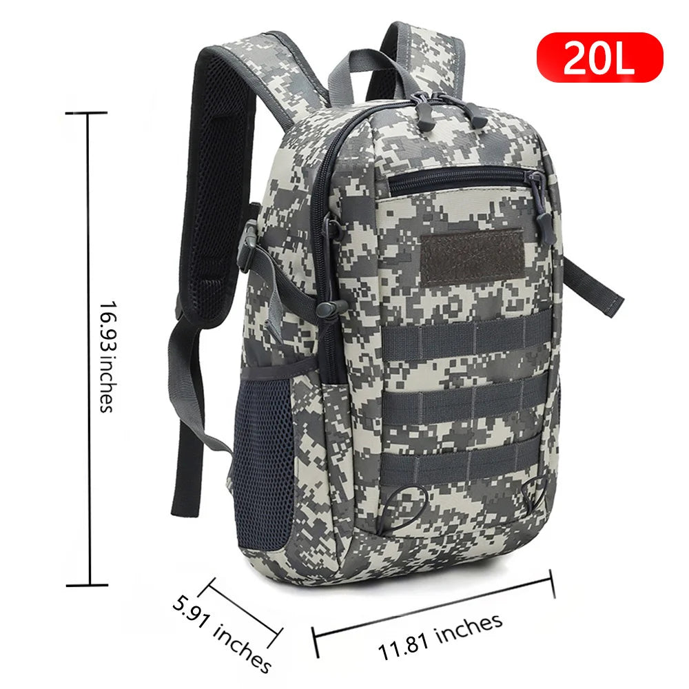 15L Outdoor Tactical Backpack Rucksacks Men child Waterproof Sports Travel Backpack Camping Mochila Trekking Fishing Hunting Bag