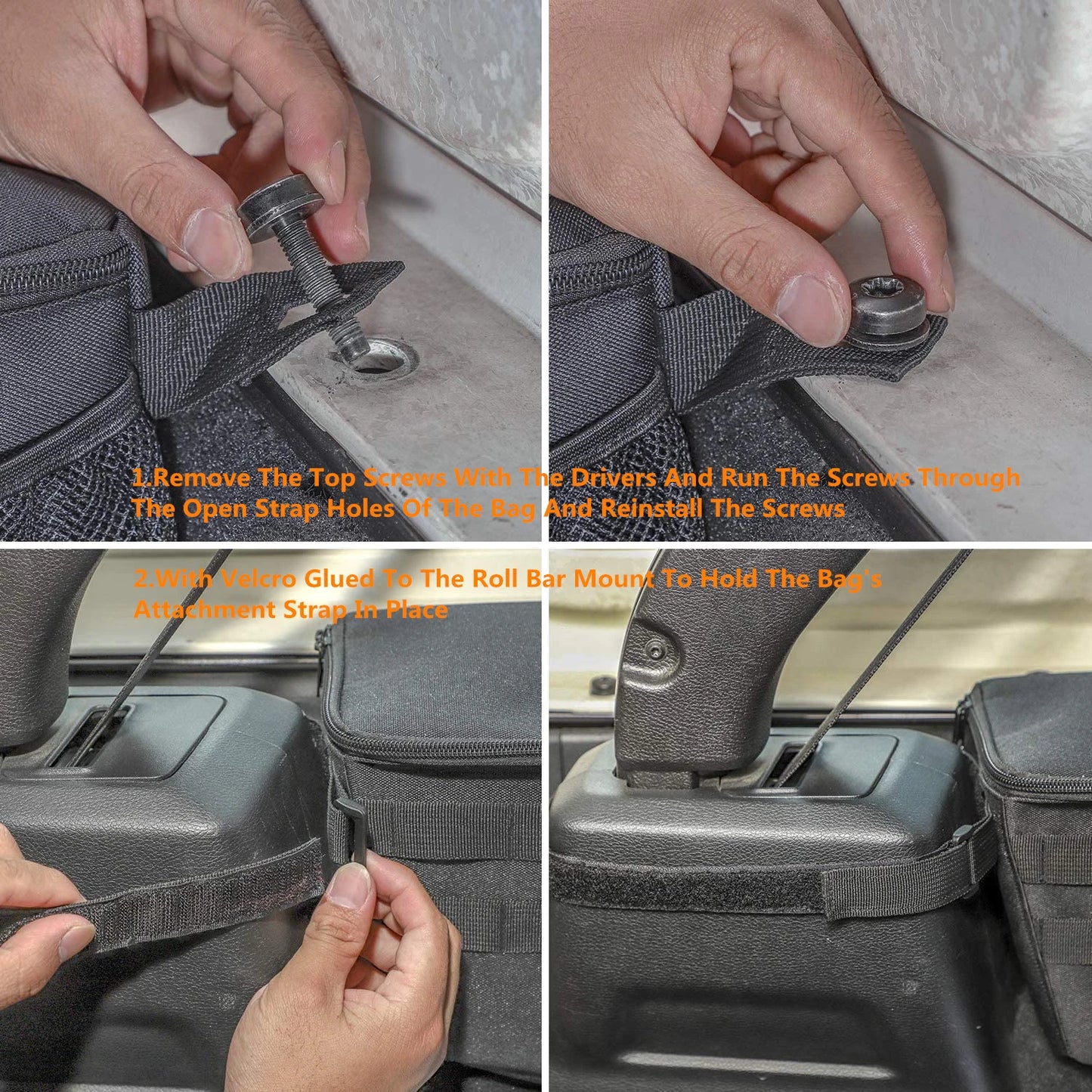 Car Trunk Side Storage Bag Organizer Tool Tray for Jeep Wrangler JK JL 4 Doors 2007-2024 Stowing Tidying Interior Accessories