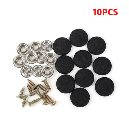 Car Ceiling Buckles Fixing Clips Car Interior Roof Cloth Screw Caps Rivet Fixer Cap Retainer Fastener Buckle Car Accessories