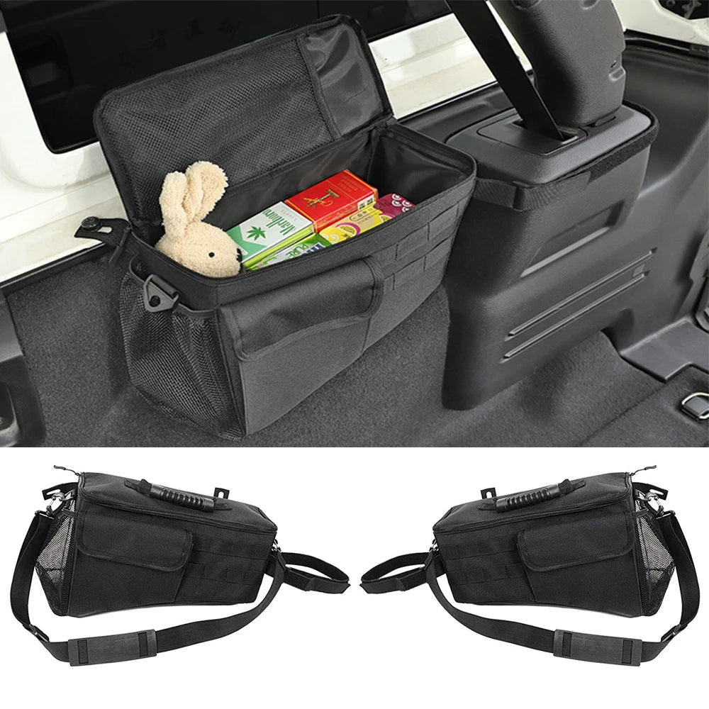 Car Trunk Side Storage Bag Organizer Tool Tray for Jeep Wrangler JK JL 4 Doors 2007-2024 Stowing Tidying Interior Accessories