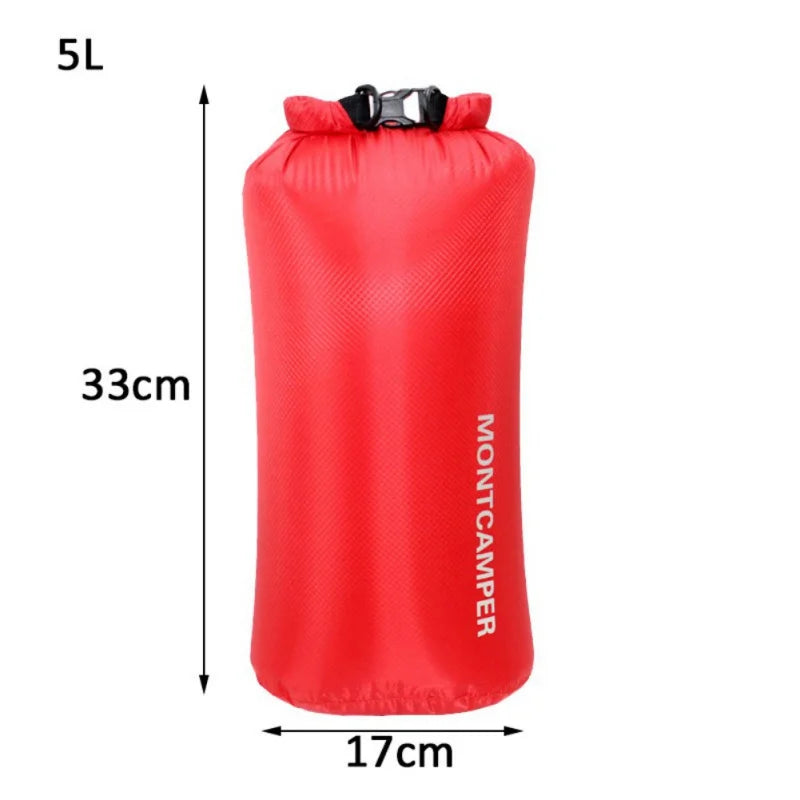 3/5/10/20/35L Dry Bag Sack Ultralight Drifting Swimming Clothes Storage Bag Pack 30D Nylon Waterproof Rafting Kayaking Sport Bag