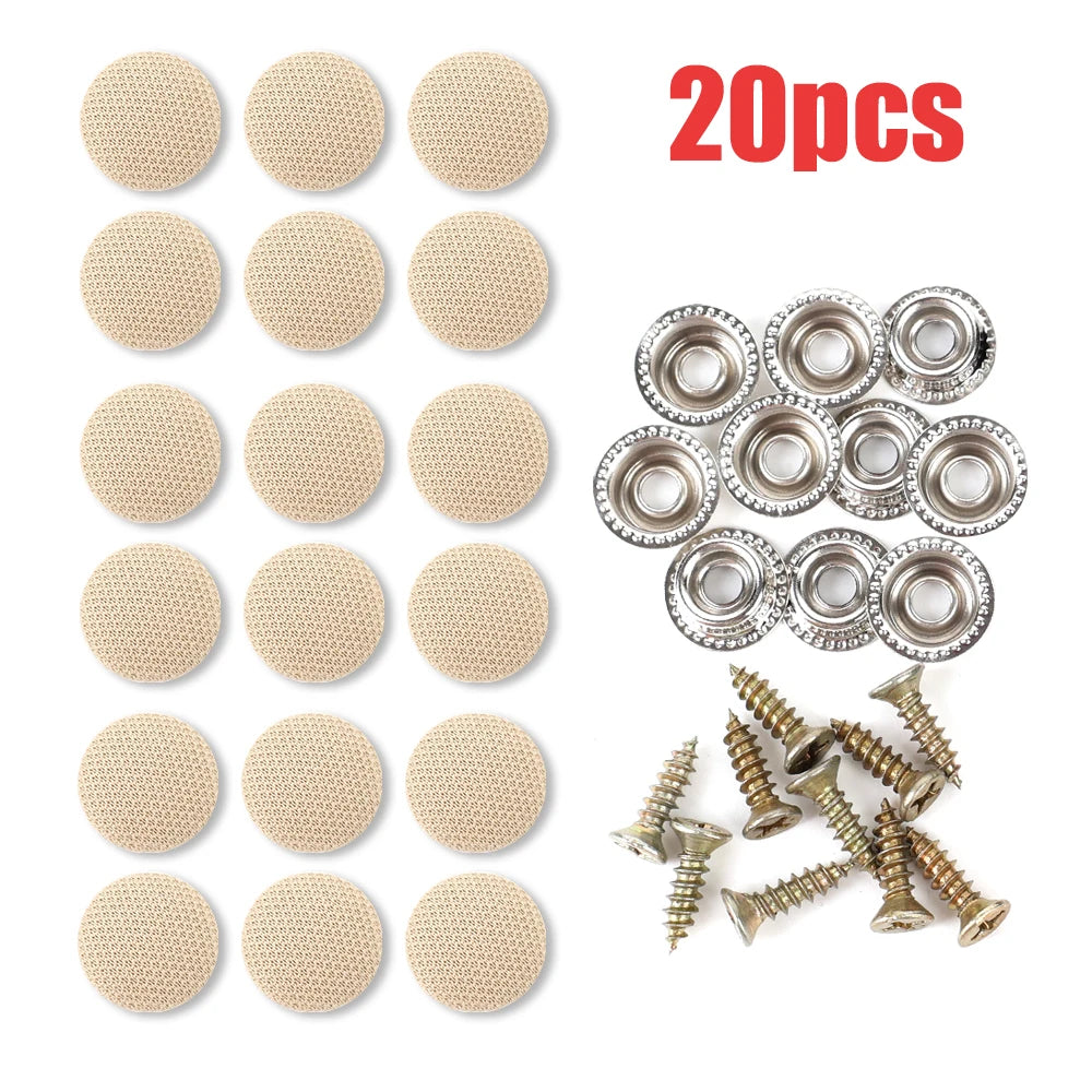 Car Ceiling Buckles Fixing Clips Car Interior Roof Cloth Screw Caps Rivet Fixer Cap Retainer Fastener Buckle Car Accessories