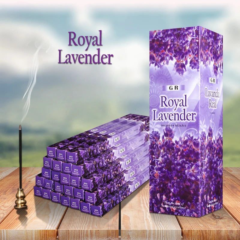 8-40 Sticks India Lavender Incense Sandal Meditation Jasmine Home Fragrance Bedroom Toilet Agarwood Tibetan Line Aromatherapy