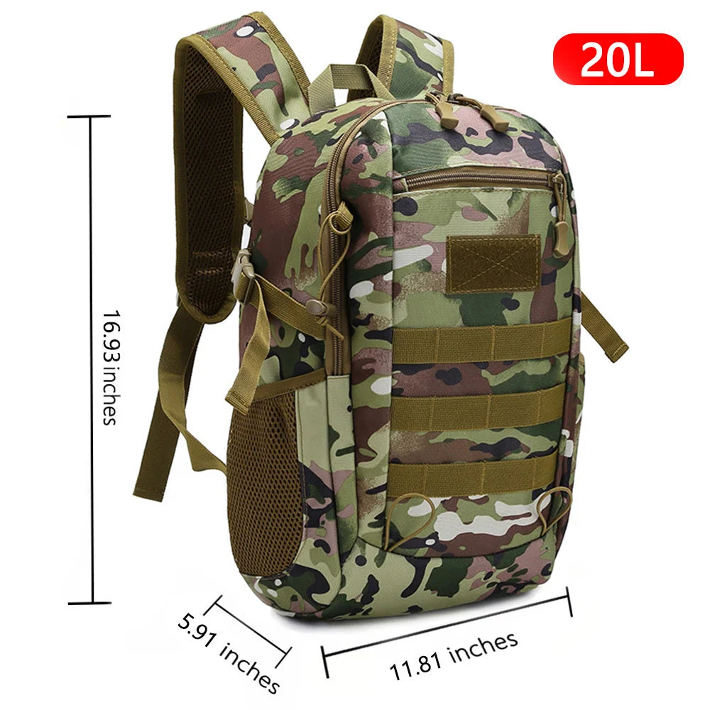 15L Outdoor Tactical Backpack Rucksacks Men child Waterproof Sports Travel Backpack Camping Mochila Trekking Fishing Hunting Bag