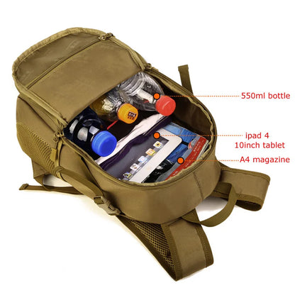 15L Outdoor Tactical Backpack Rucksacks Men child Waterproof Sports Travel Backpack Camping Mochila Trekking Fishing Hunting Bag