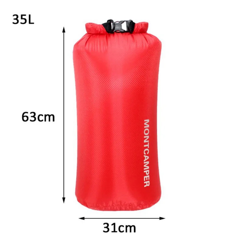 3/5/10/20/35L Dry Bag Sack Ultralight Drifting Swimming Clothes Storage Bag Pack 30D Nylon Waterproof Rafting Kayaking Sport Bag