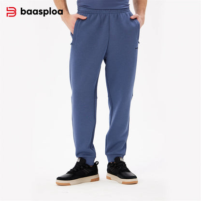 2024 Baasploa Men Breathable Sweatpants Casual Comfortable Soft Training Fitness Pants Man Cotton Sports Trousers XXXL