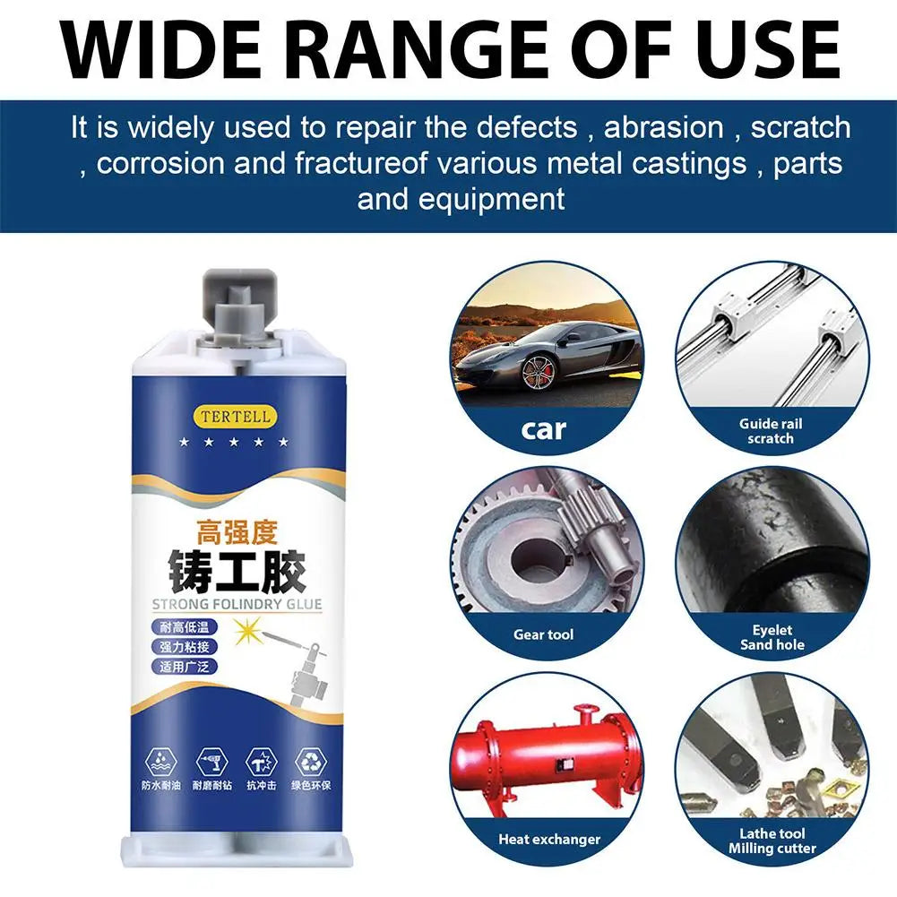 50/85g Strong Casting Glue Effective Bond Sealant Casting Adhesive Industrial Heat Resistance Cold Weld Metal Repair Paste