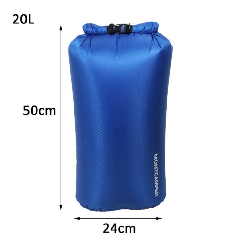 3/5/10/20/35L Dry Bag Sack Ultralight Drifting Swimming Clothes Storage Bag Pack 30D Nylon Waterproof Rafting Kayaking Sport Bag