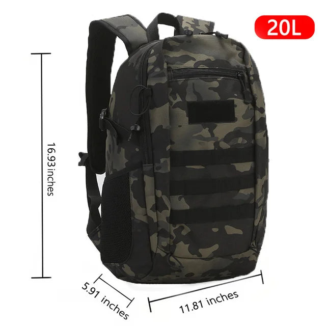 15L Outdoor Tactical Backpack Rucksacks Men child Waterproof Sports Travel Backpack Camping Mochila Trekking Fishing Hunting Bag