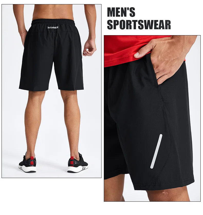 Mens Running Shorts Gym Wear Fitness Workout Shorts Men Sport Short Pants Tennis Basketball Soccer Training Shorts