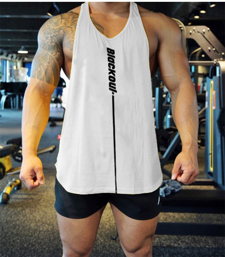 Muscle Brothers New Fitness Clothes Men's Vest Breathable Sleeveless