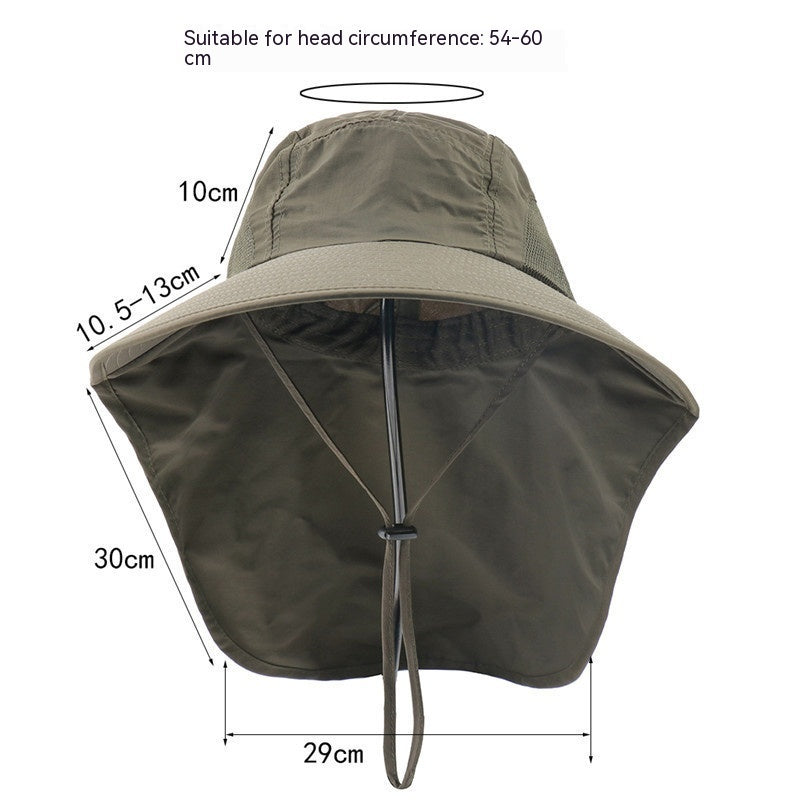 Men's And Women's Outdoor Sun Protection Ventilation Cap Sun